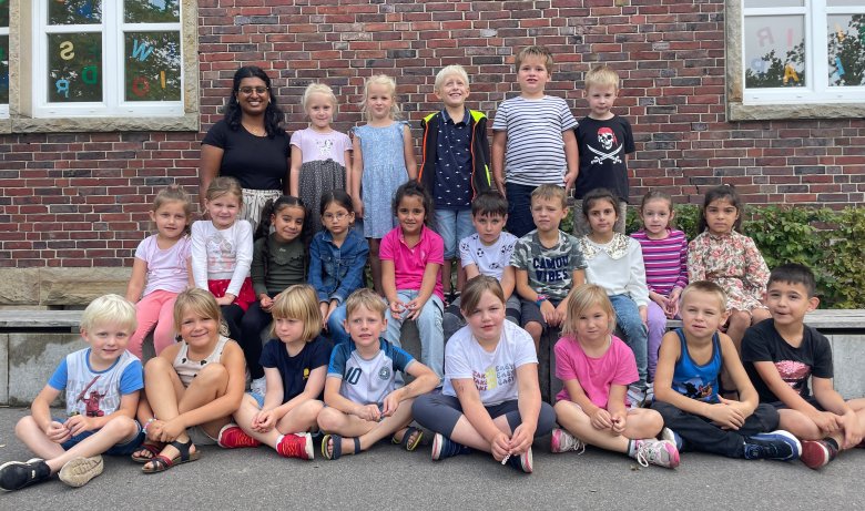 Klas 1a met mevrouw Parameswaran