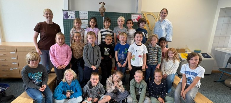 Klasa 2e z panią Lüke