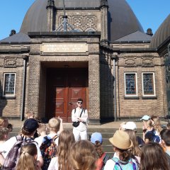 Enschede'deki sinagog ziyareti