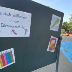 Tafel zur Einschulung